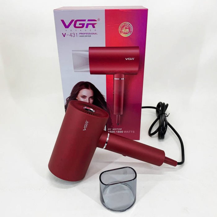 Хороший електричний фен VGR V-431, Портативний фен з насадками Хороший для волосся YK-98