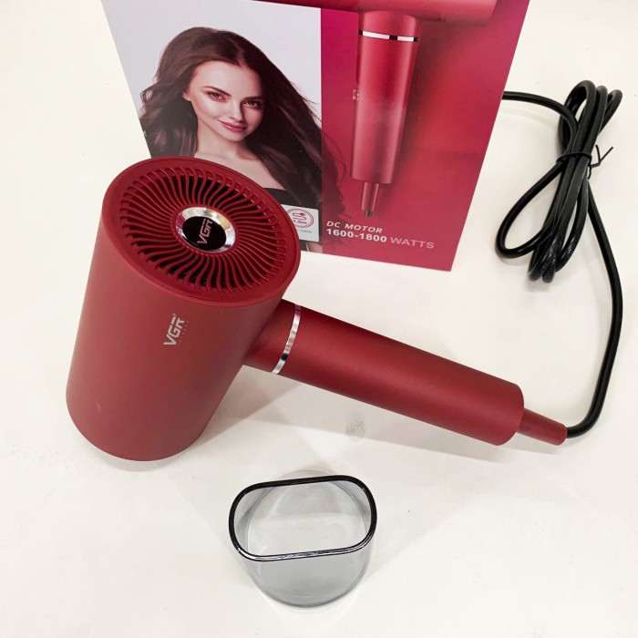 Хороший електричний фен VGR V-431, Портативний фен з насадками Хороший для волосся YK-98