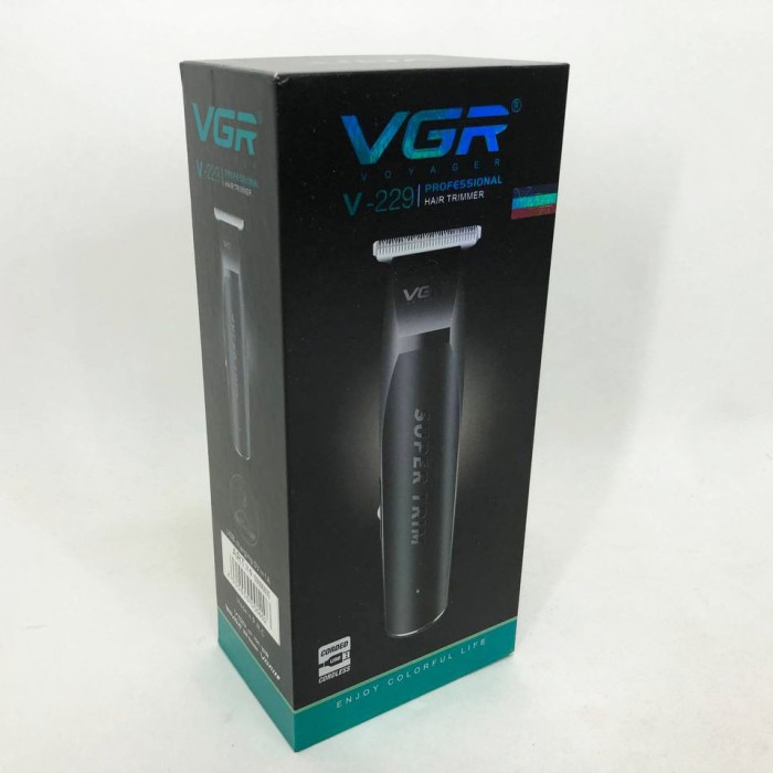 Бездротовий професійний тример для чоловічої стрижки VGR V-229, Машинка для стрижки волосся хороша VX-24