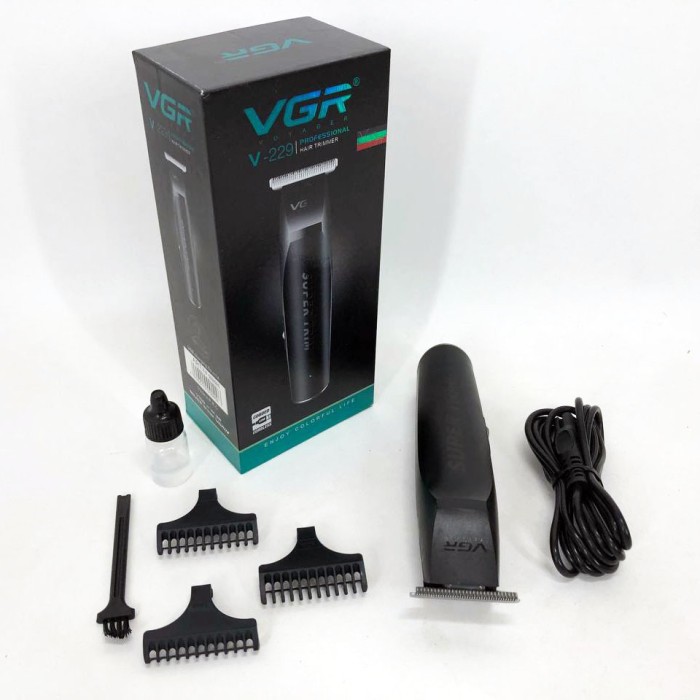 Машинка для стрижки на акумуляторі VGR V-229, Чоловічий набір для стрижки волосся акумуляторний IC-42