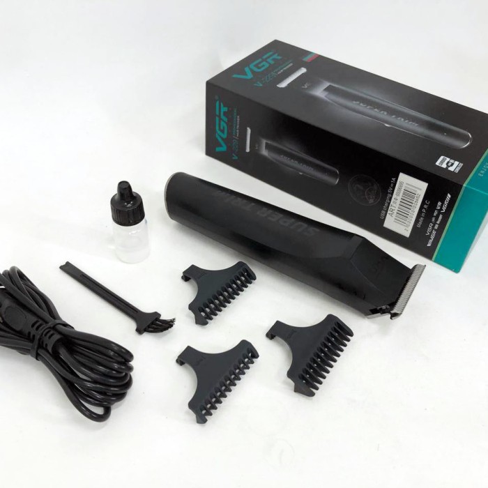 Машинка для стрижки на акумуляторі VGR V-229, Чоловічий набір для стрижки волосся акумуляторний IC-42