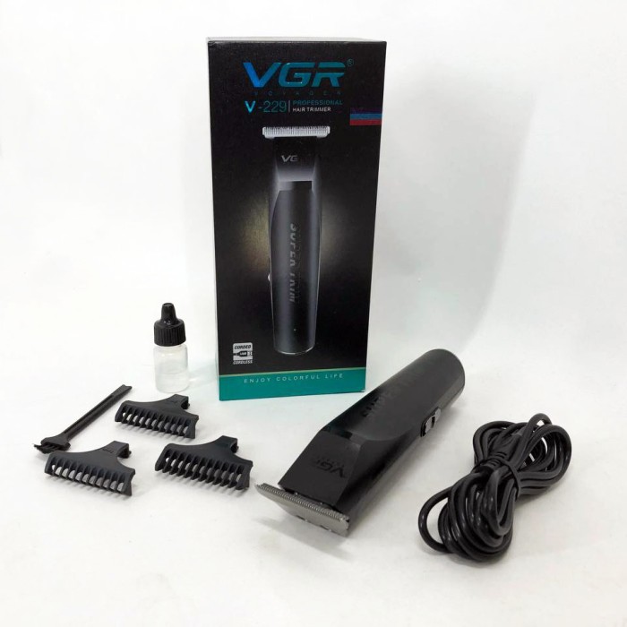 Машинка для стрижки на акумуляторі VGR V-229, Чоловічий набір для стрижки волосся акумуляторний IC-42
