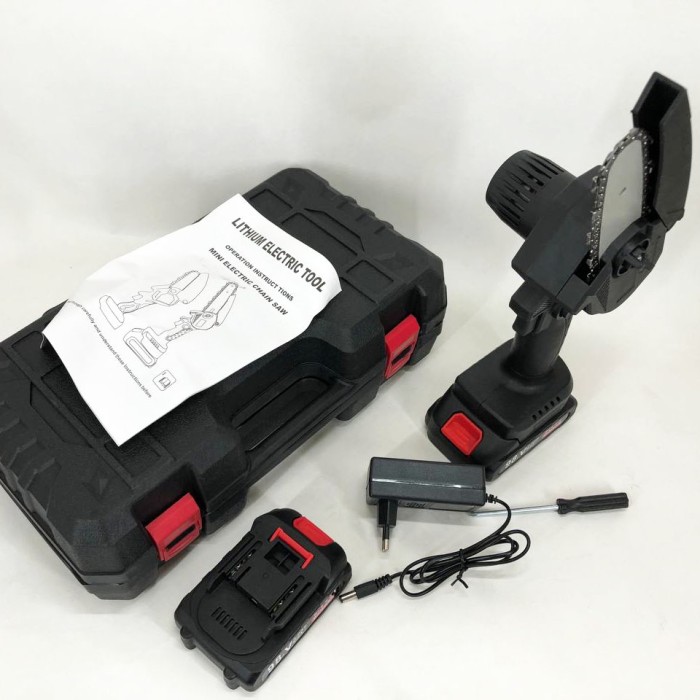 Пила для дерева на батарейках 10, Ручна електрична пила для гілок заготівлі дров на дачі ZY-25