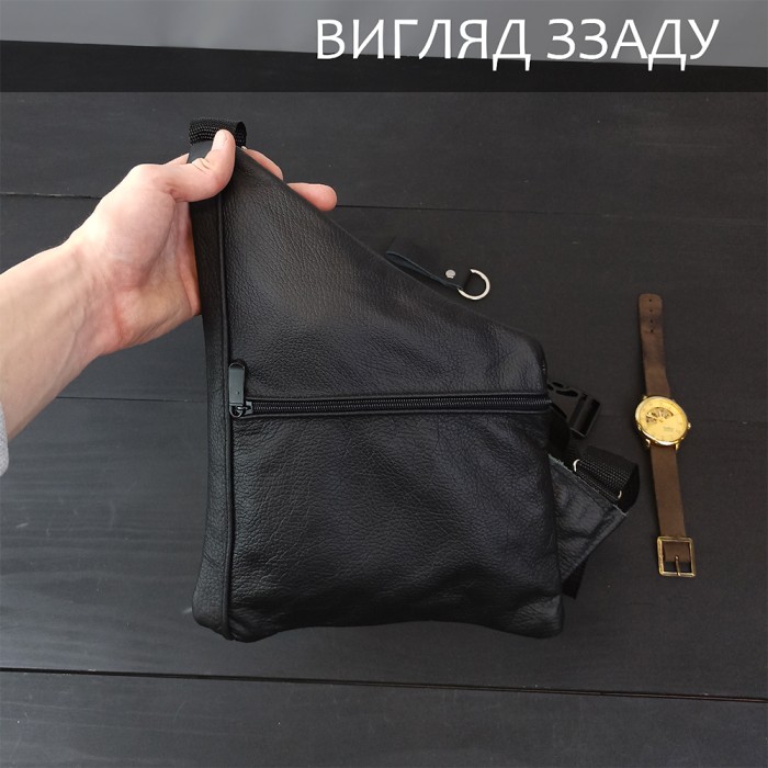 Сумка шкіряна чоловіча крос-боді, Шкіряна сумка крос-боді, Сумка-кросбоді молодіжна IH-21