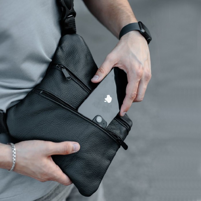 Чоловіча міська сумка крос-боді, Чоловіча вулична сумка через плече плечова слінг IF-67