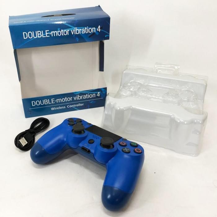 Джойстик DOUBLESHOCK для PS 4, бездротовий ігровий геймпад PS4/PC акумуляторний джойстик. GI-980 Колір синій