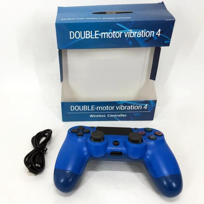Джойстик DOUBLESHOCK для PS 4, бездротовий ігровий геймпад PS4/PC акумуляторний джойстик. GI-980 Колір синій
