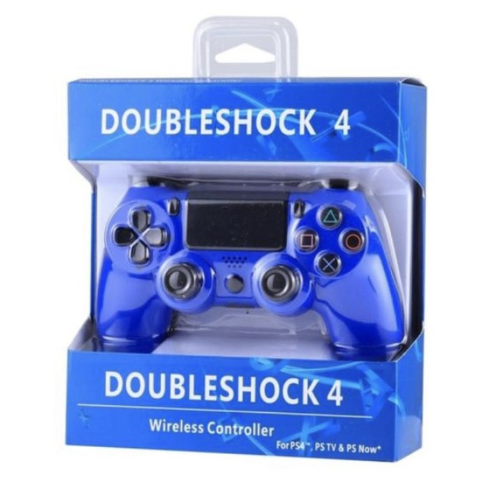 Джойстик DOUBLESHOCK для PS 4, бездротовий ігровий геймпад PS4/PC акумуляторний джойстик. Колір синій OD-11
