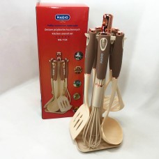 Пристосування для кухні Magio, Кухарські приналежності, Набір кухонного приладдя на стійці XJ-94