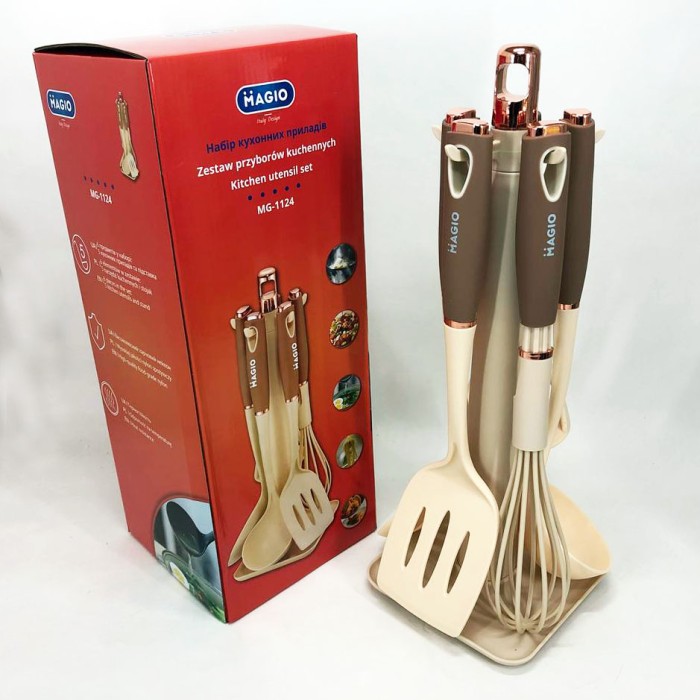 Якісний силіконовий набір, Настільні набори кухонного приладдя, Набір кухонного приладдя з нейлону KC-99