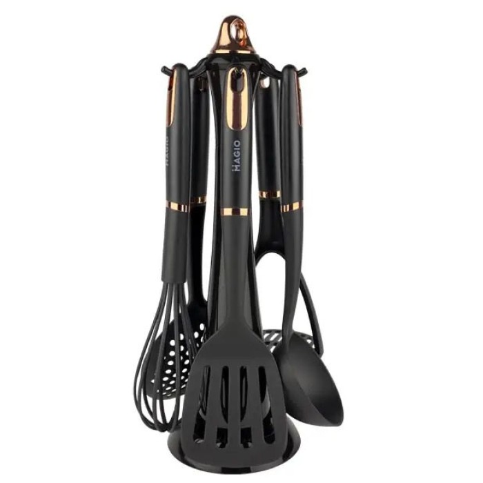 Хороший кухонний набір на підставці, Нейлонове кухонне начиння, Кухонний набір силіконовий TJ-54