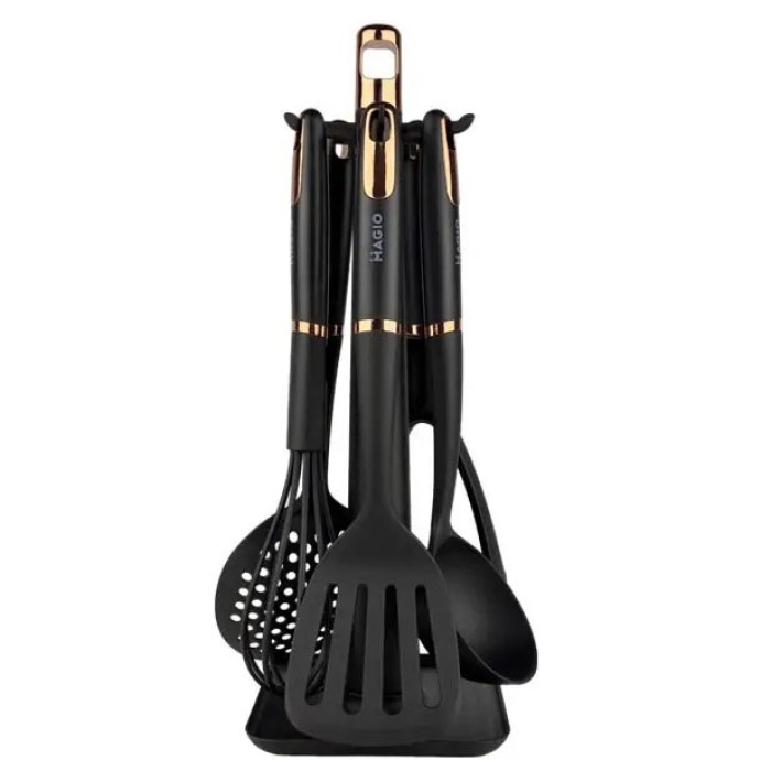 Набір силіконових кухонних інструментів для кулінарії, Кухонне приладдя лопатка, Набір кухонний лопатка TC-67