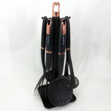 Нейлоновий набір для кухні, Кухонні набори на підставці, Кухонний набір силіконовий CW-70