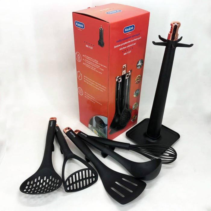 Набір для готування з нейлону, Ергономічний кухонний набір із силікону, Силіконовий інвентар для кухні FV-65