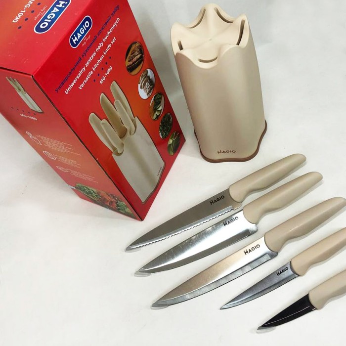 Набір ножиків для кухні Magio, Кухонний ніж універсальний, Набір кулінарних ножів PA-19