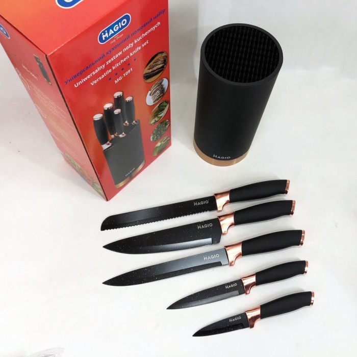 Кухонні ножі для готування Magio, Професійний кухонний набір ножів, Набір ножів для домашнього кухаря PV-95