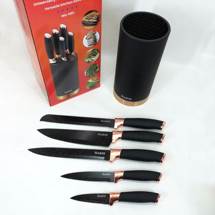 Набір ножів для кухарів, Ексклюзивні кухонні ножі, Універсальний набір ножів, Сталеві кухонні ножі GR-40