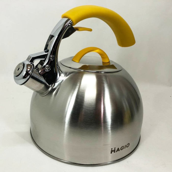Чайник з нержавіючої сталі з пищалкою, Чайник для плити гучним свистком Звичайний зі свистком AL-62