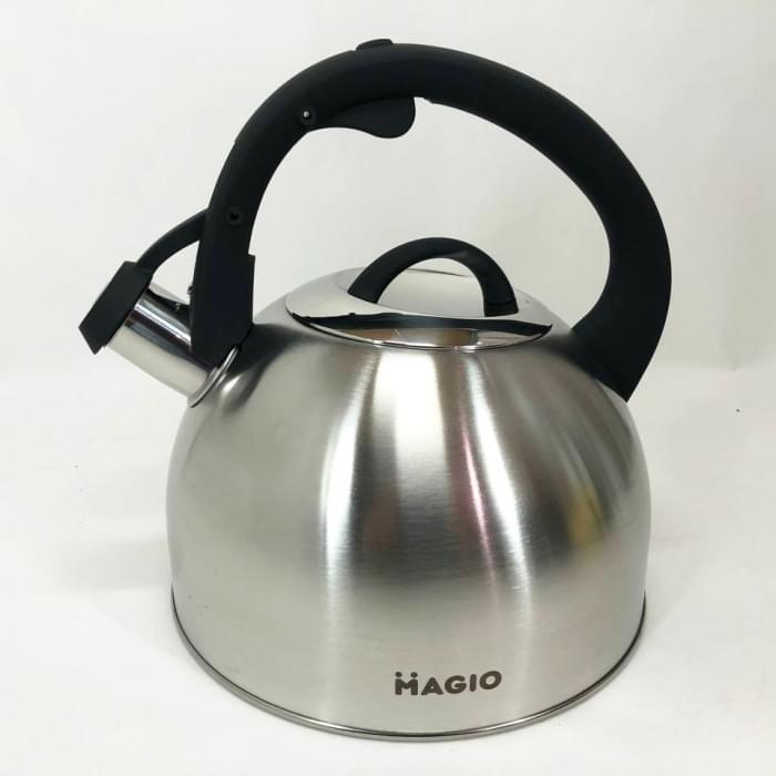 Кухонний чайник зі свистком на плиту Magio MG-1192 2.5 л, Електрочайник TK-567 зі свистком