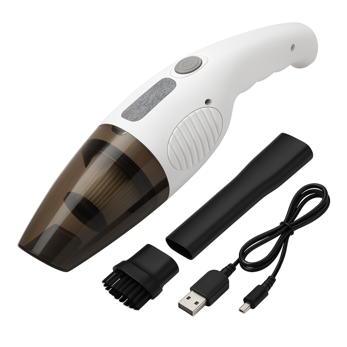 Ручний пилосос автомобільний маленький потужний Car, Портативний пилосос в машину FM-67