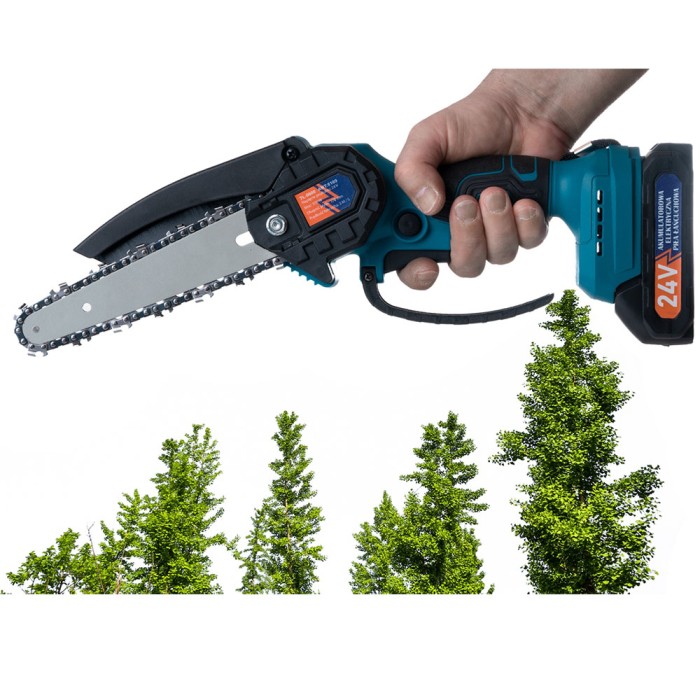 Акумуляторна пила з двома акб, Пила для ремонту з акумулятором для дерев на акумуляторі EX-28