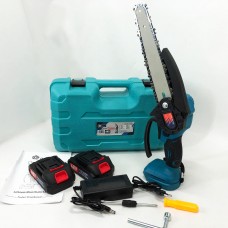 Потужна електропила для заготівлі дров Domotec 8"(20см) 48 В, Електрична пила професійна US-71