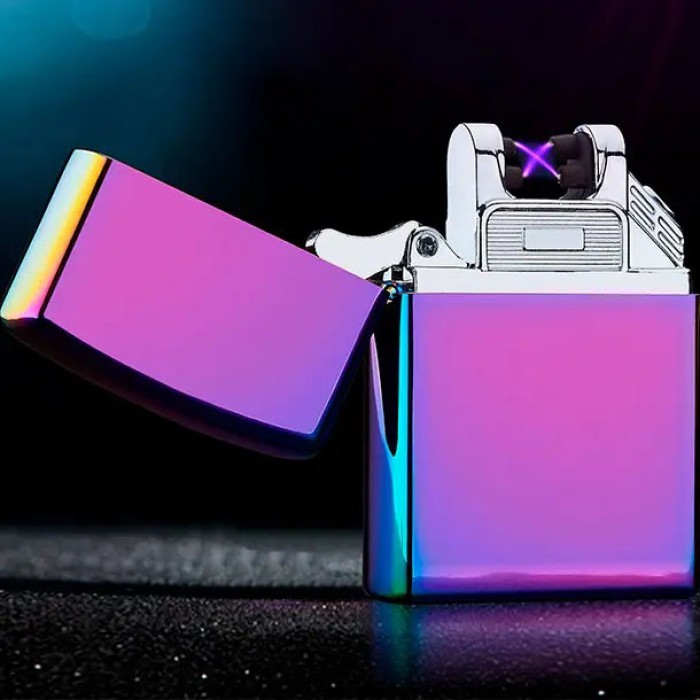 Дугова металева електроімпульсна usb запальничка HL-447, Запальничка подарунок на JP-510 день народження