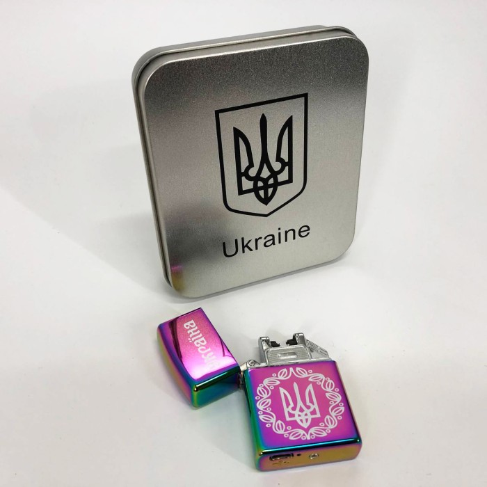 Дугова металева електроімпульсна usb запальничка HL-447, Запальничка подарунок на JP-510 день народження