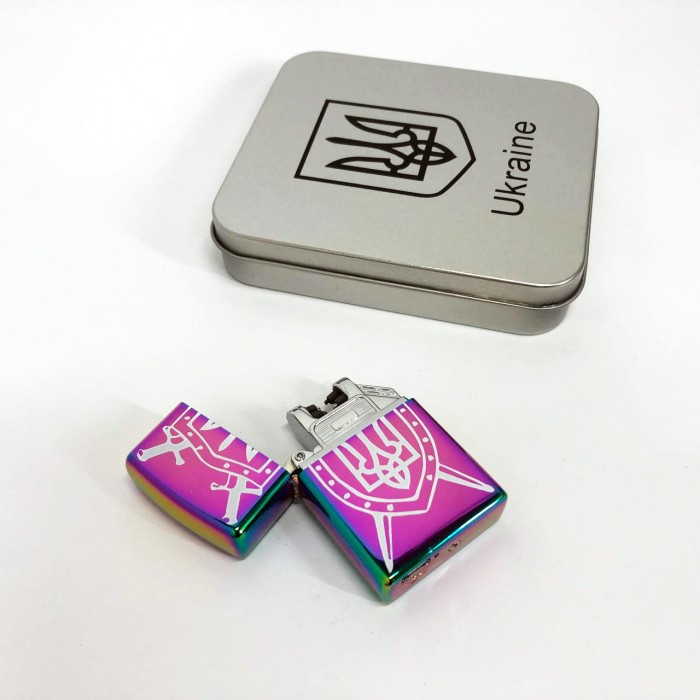 Подарунок курцеві запальничка HL-446, Запальничка USB з індикатором заряду, Запальнички з юсб зарядкою BW-39