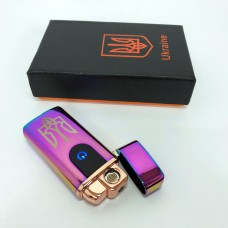 Електронна акумуляторна запальничка HL-431, Акумуляторна запальничка подарункова Юсб ZE-57