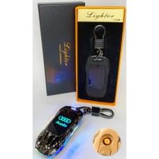 Вічна запальничка usb з акумулятором HL-467, Запальничка на подарунок в упаковці, WD-569 Запальничка вічна