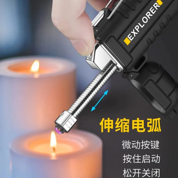 Запальничка Lighter з підзарядкою від USB, Електрична запальничка lighter Вічна електронна BC-44