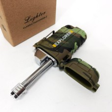 Топ запальничок з USB-зарядкою EXPLORER HL-516, Електрозапальничка тактична, Запальничка SJ-428 для подорожей