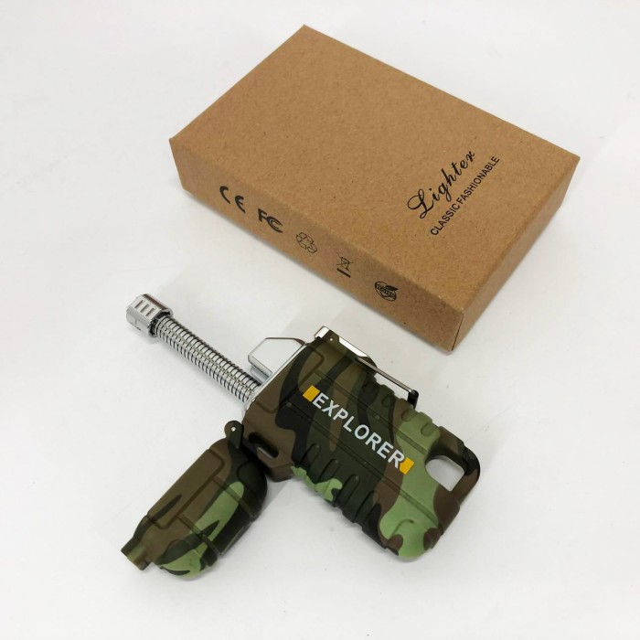 Топ запальничок з USB-зарядкою EXPLORER HL-516, Електрозапальничка тактична, Запальничка SJ-428 для подорожей