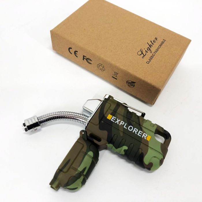 Запальничка USB з індикатором заряду EXPLORER, USB запальничка Економічна з зарядкою WM-12
