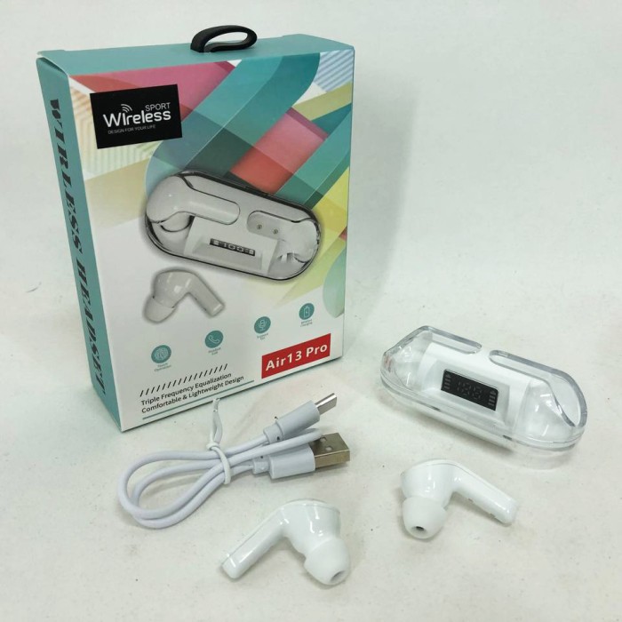 Навушники сенсорні бездротові для андроїд Air13 Pro Bluetooth, Бездротові UB-195 bluetooth навушники