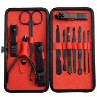 Дорожній жіночий манікюрний набір 12, Функціональний манікюрний набір для дітей набірчик EO-81