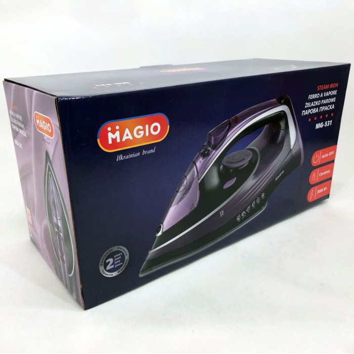 Хороша праска побутова парова MAGIO, Праска для догляду за гардеробом, Парові праски хороші праски NT-99
