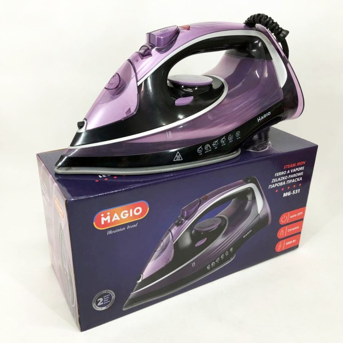 Хороша праска побутова парова MAGIO, Праска для догляду за гардеробом, Парові праски хороші праски NT-99