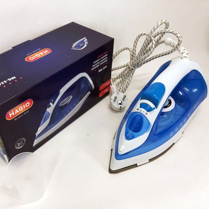 Праска для прасування будь-якого одягу Magio MG-534, Парова праска для догляду за тканиною XF-96