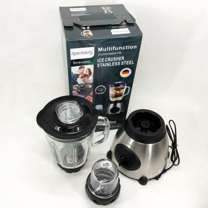 Електричний блендер Rainberg RB-2223 2000 Вт, Побутовий подрібнювач продуктів для дому GA-51