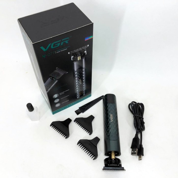 Тример для бороди універсальна з насадками VGR V-077, Хороший бездротовий триммер CJ-69