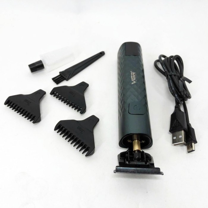 Тример для бороди універсальна з насадками VGR V-077, Хороший бездротовий триммер CJ-69