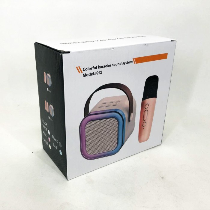 Портативне дитяче караоке K12, Bluetooth мікрофон для караоке Колонка з динаміками MR-40