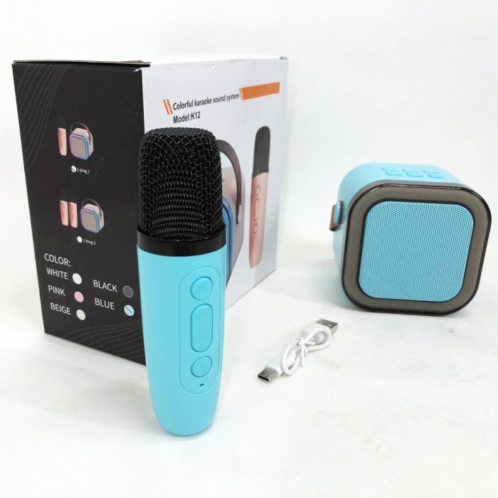 Портативне дитяче караоке K12, Bluetooth мікрофон для караоке Колонка з динаміками MR-40