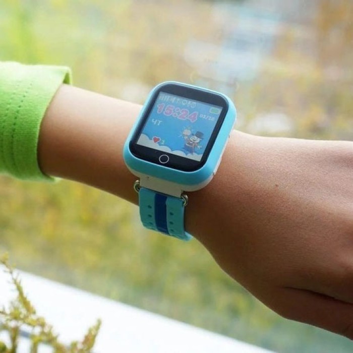Дитячий розумний годинник з GPS Smart baby watch Q750 Blue, смарт годинник-телефон з сенсорним екраном та іграми
