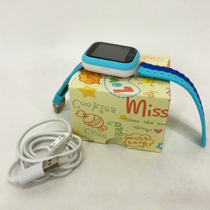 Дитячий розумний годинник з GPS Smart baby watch Q750 Blue, смарт годинник-телефон з сенсорним екраном та іграми IL-70