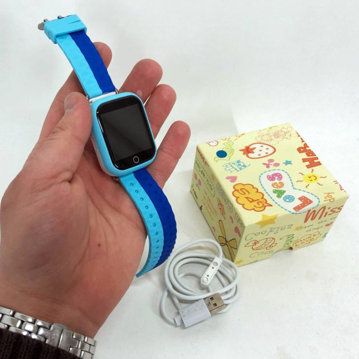 Дитячий розумний годинник з GPS Smart baby watch Q750 Blue, смарт годинник-телефон з сенсорним екраном та іграми IL-70