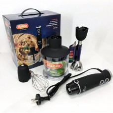 Занурювальний блендер з металевим корпусом MAGIO, Портативний блендер подрібнювач NG-72