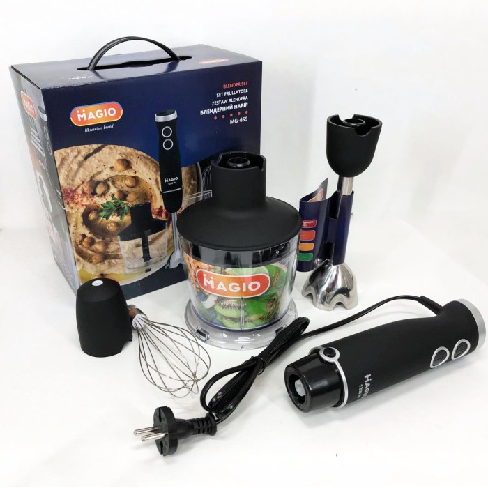 Портативний блендер для смузі MAGIO, Блендер для сімейного використання нержавіюча сталь AW-54